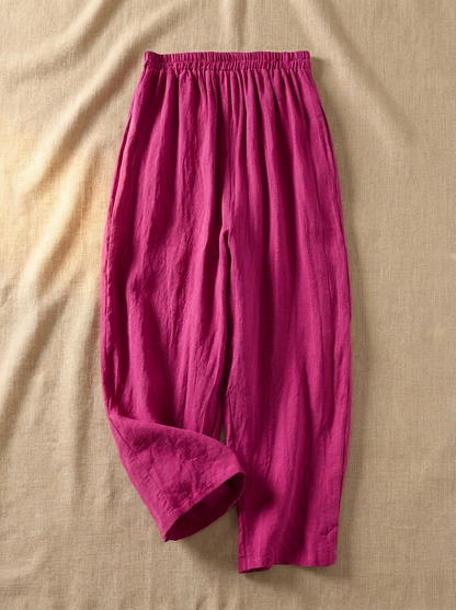 Willa Cotton-Linen Trousers
