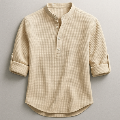 Tobias Textured Henley Shirt
