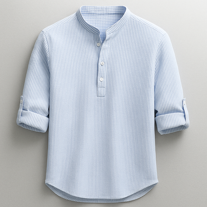 Tobias Textured Henley Shirt