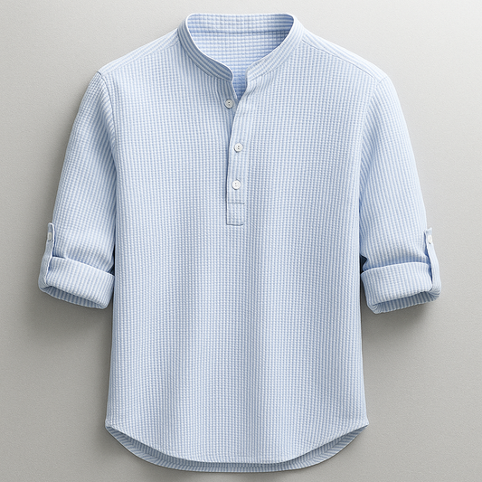 Tobias Textured Henley Shirt