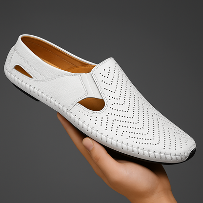 Hayden Woven Leather Sandals