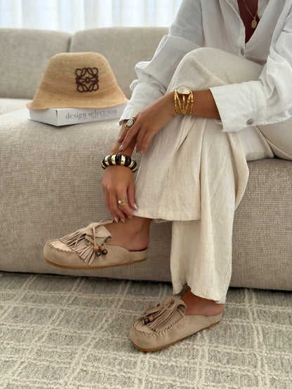 Colette Leather Mules