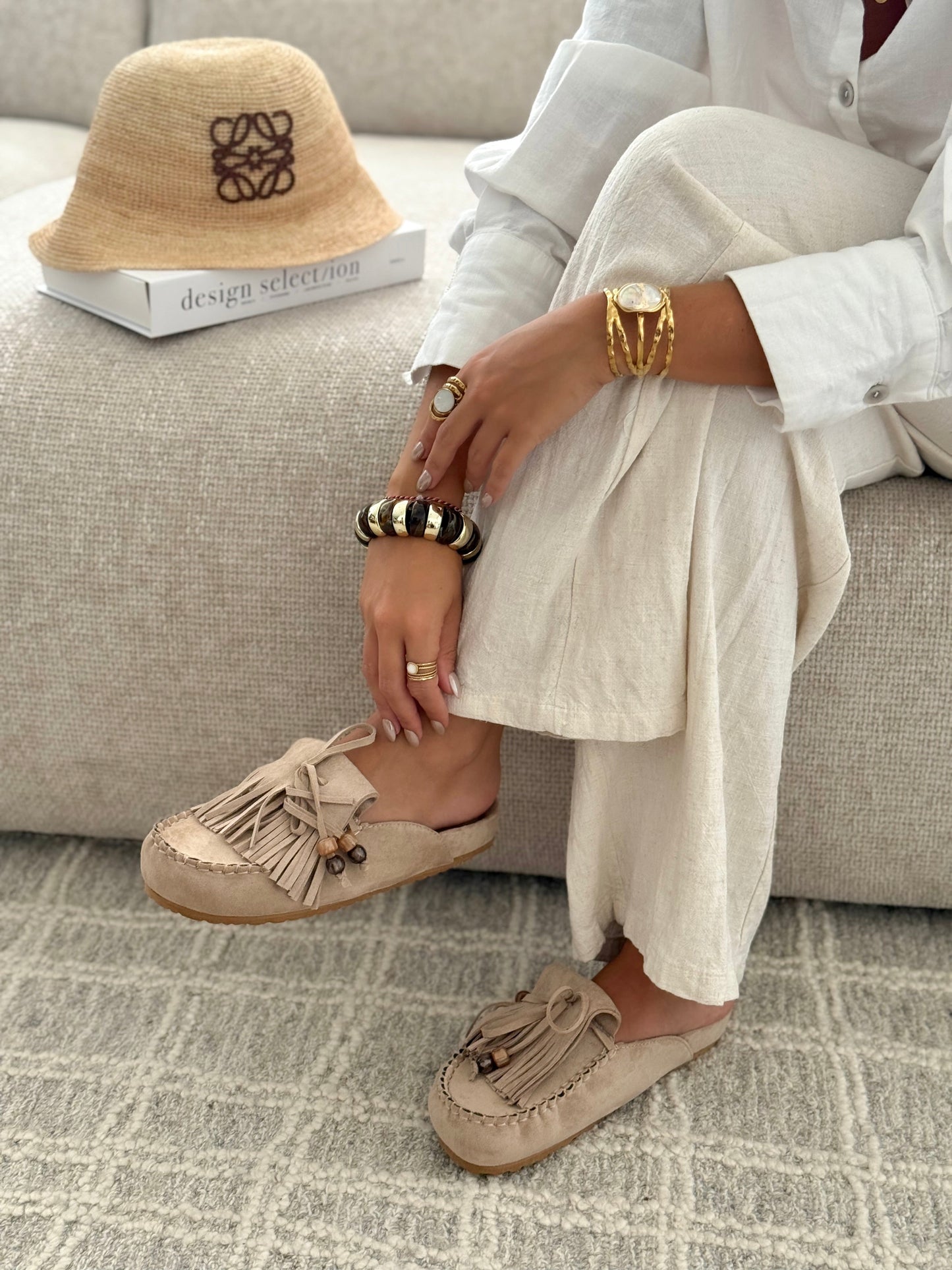 Colette Leather Mules