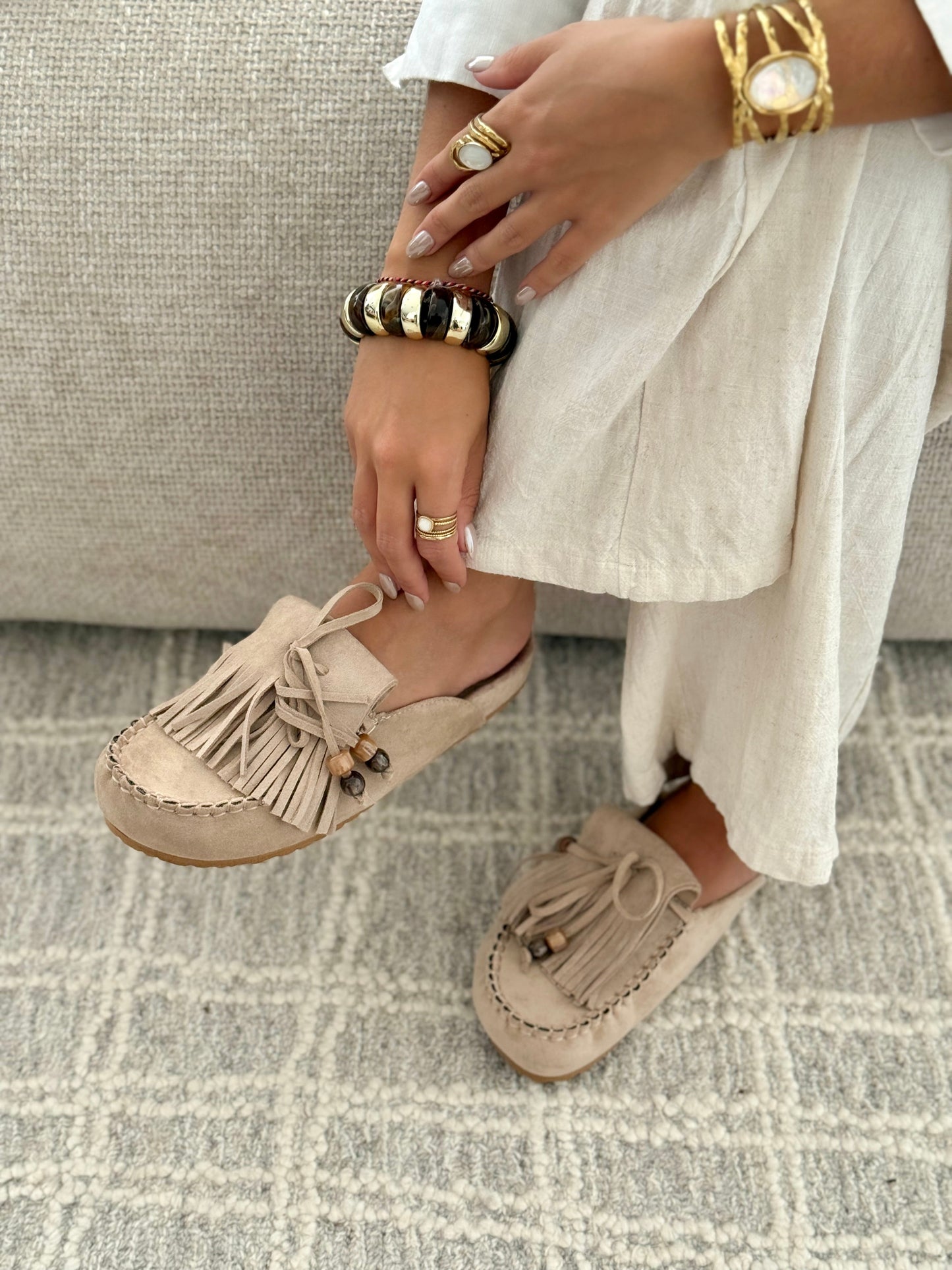 Colette Leather Mules