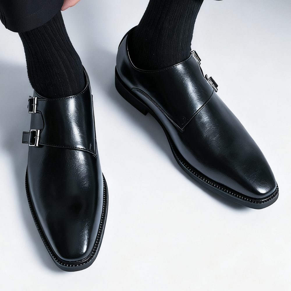 Fletcher Monk-Strap Loafers