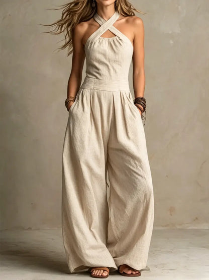 Serena Halter Jumpsuit
