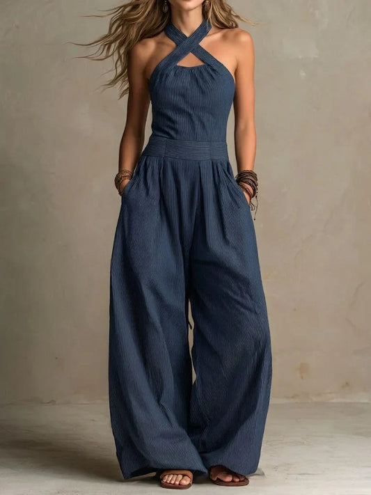 Serena Halter Jumpsuit