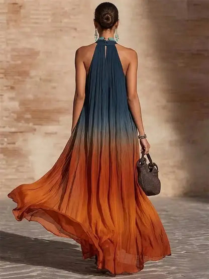 Ottilie Halter Maxi Dress