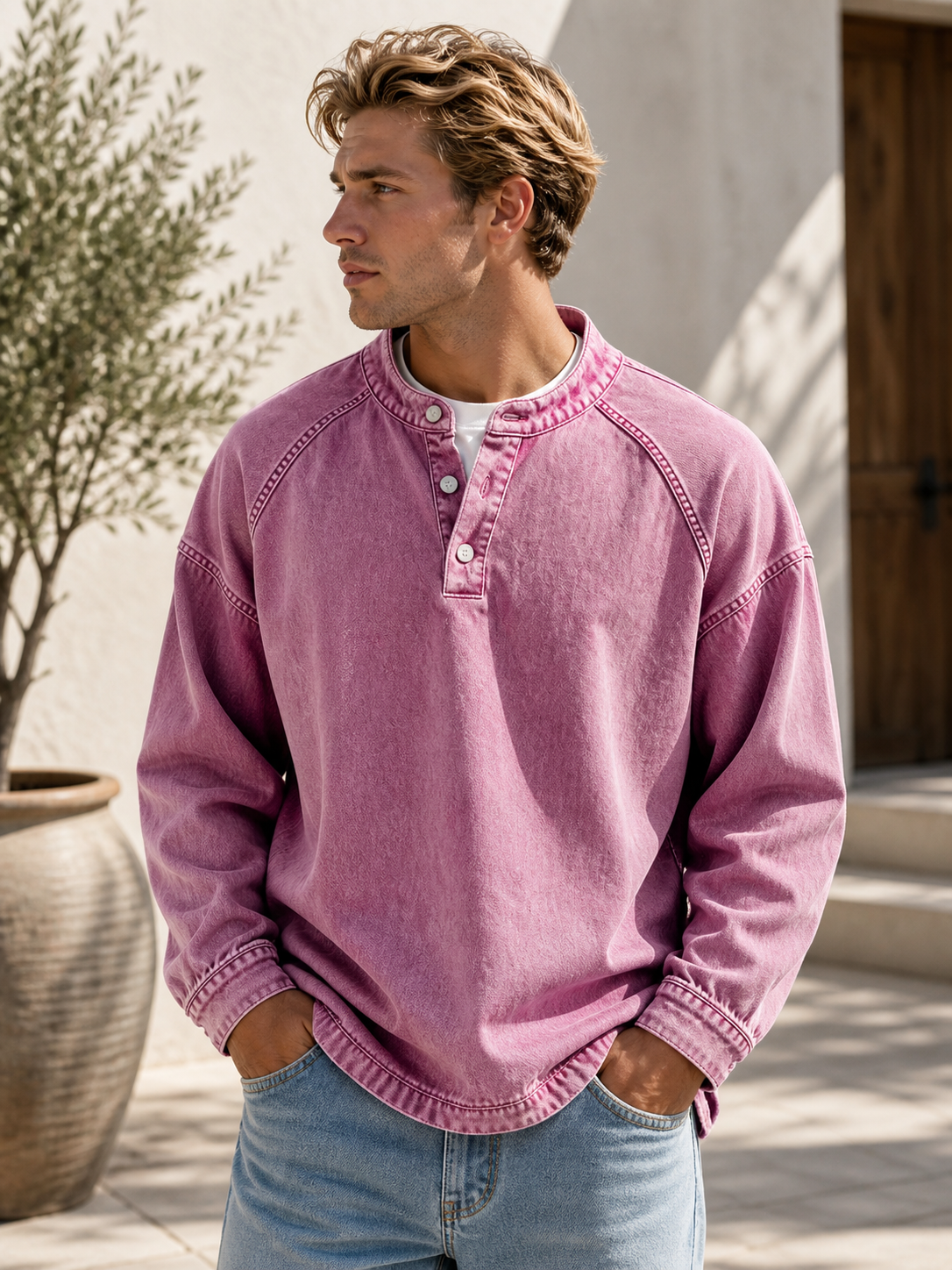 Stanley | Vintage Henley Shirt