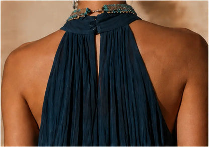 Ottilie Halter Maxi Dress