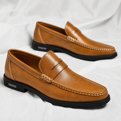 Callum Leather Penny Loafers