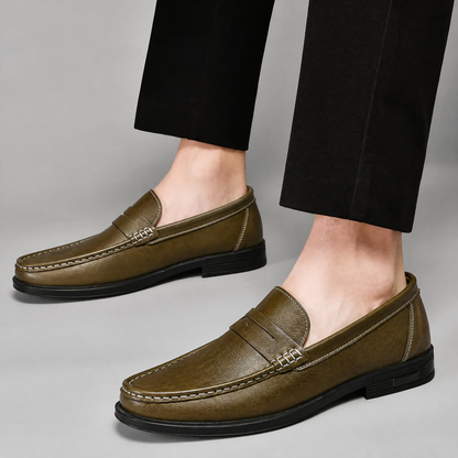 Callum Leather Penny Loafers