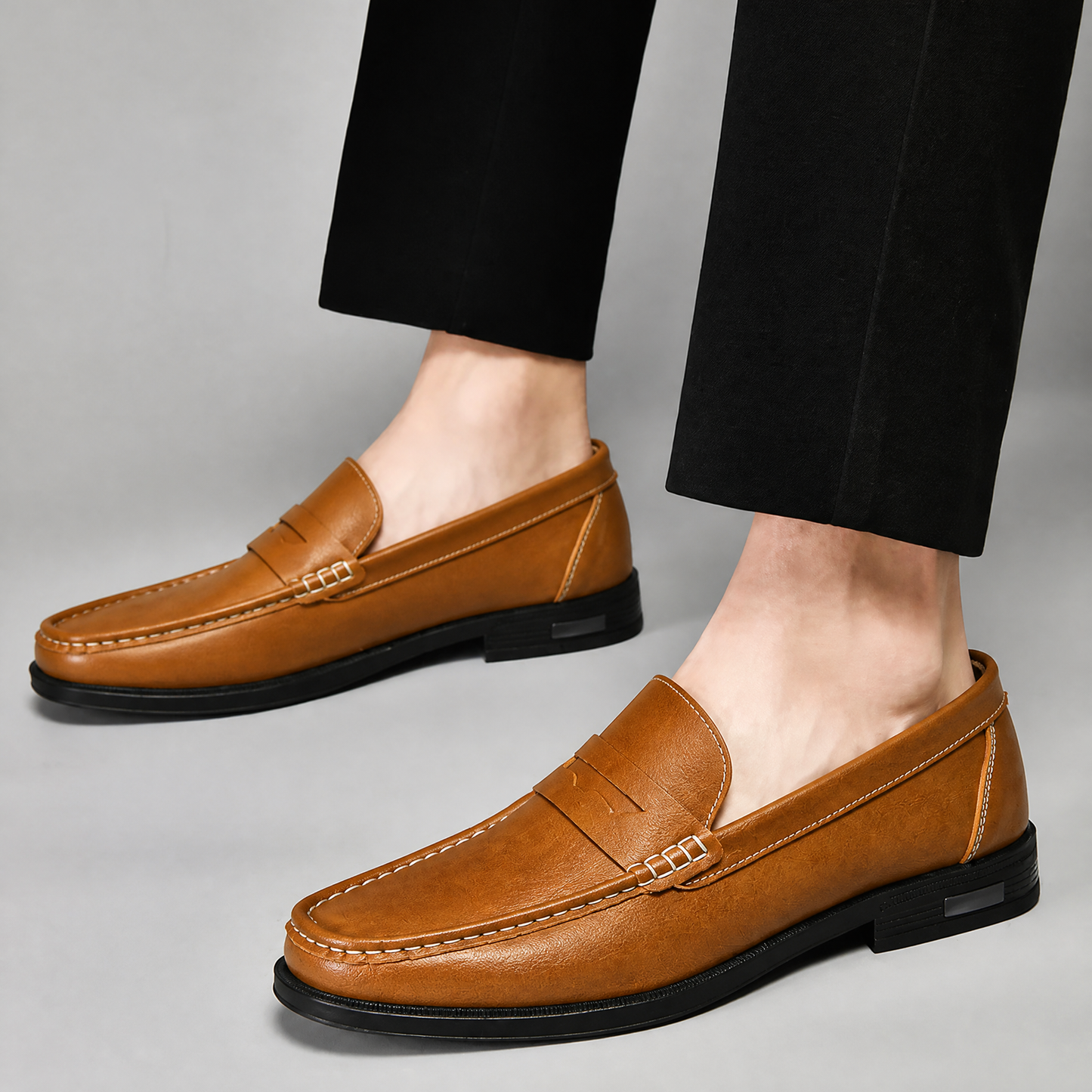Callum Leather Penny Loafers