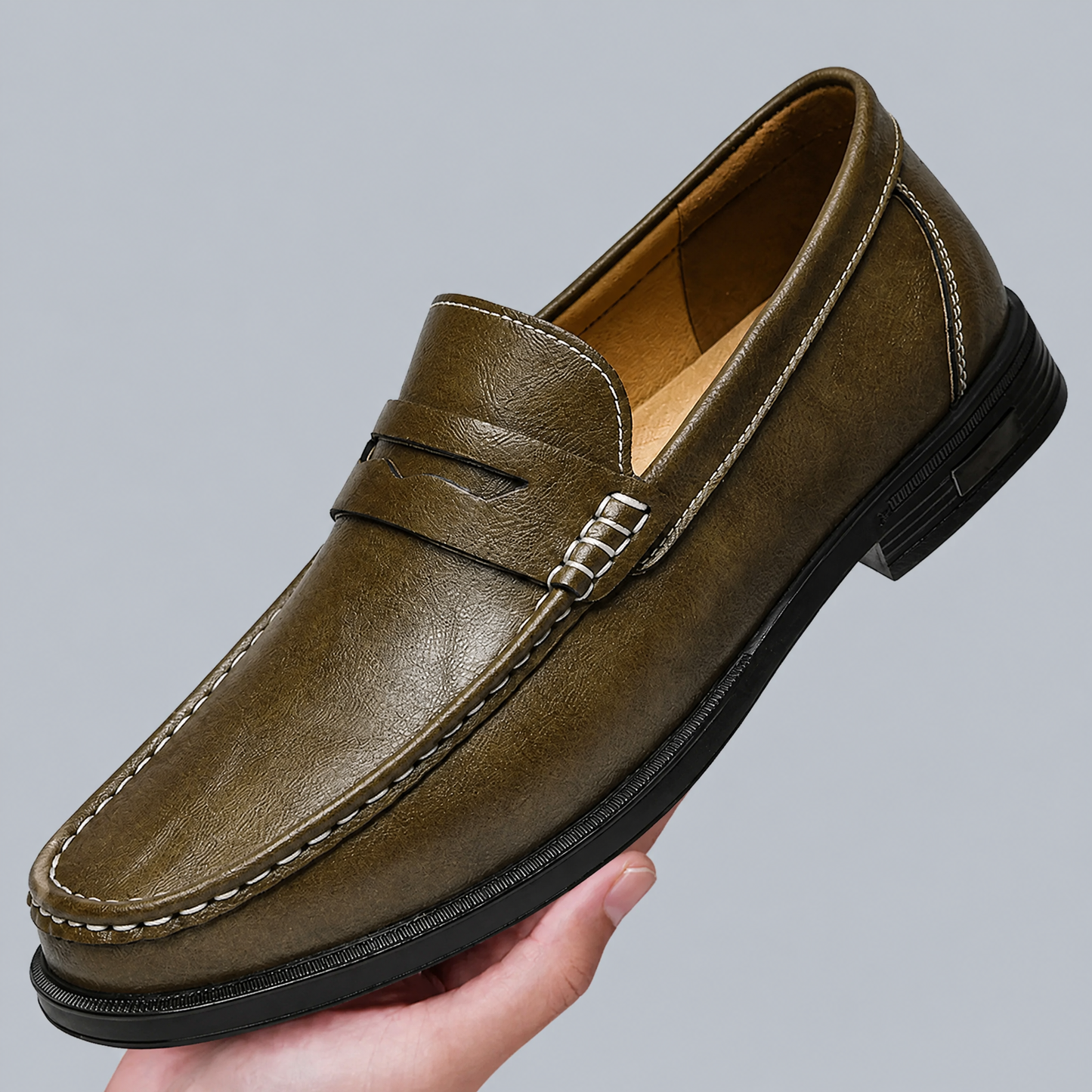 Callum Leather Penny Loafers