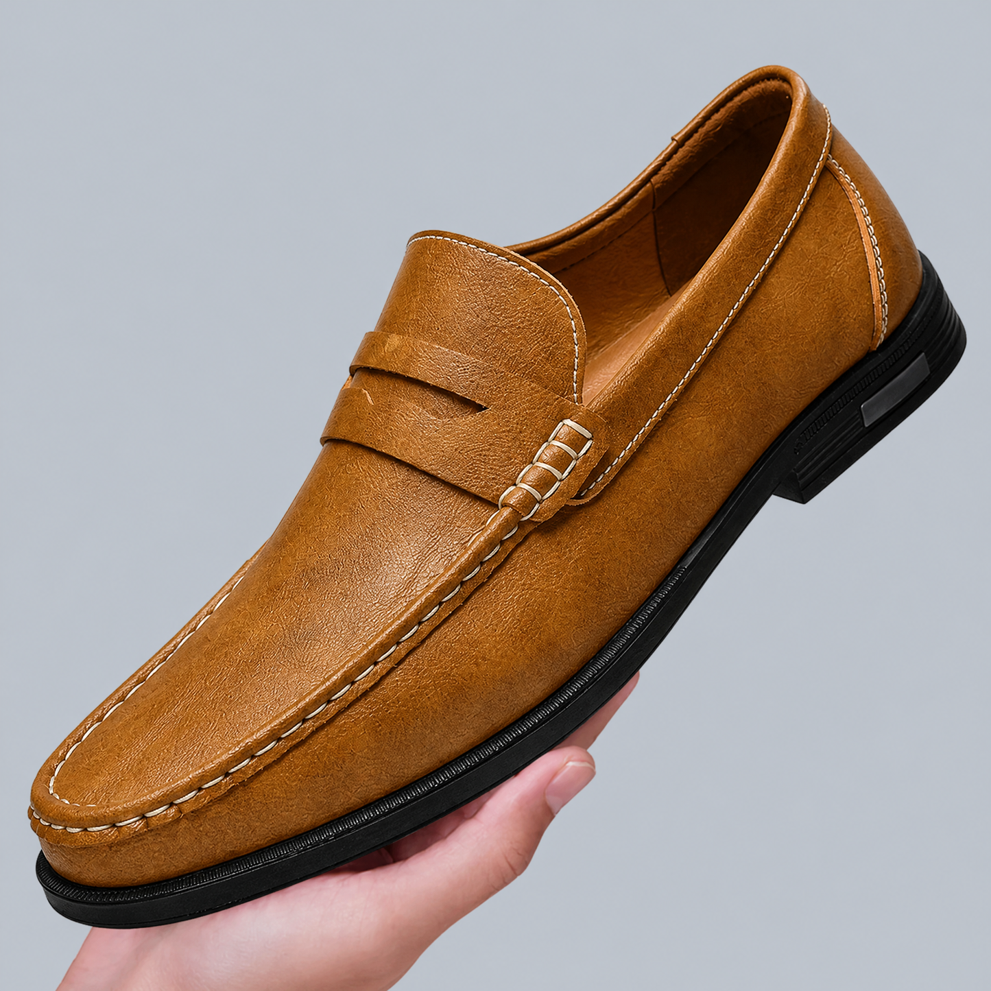 Callum Leather Penny Loafers
