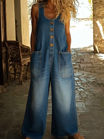 Camden Vintage Denim Dungarees