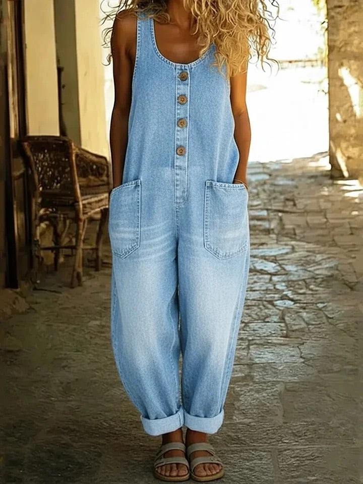 Camden Vintage Denim Dungarees