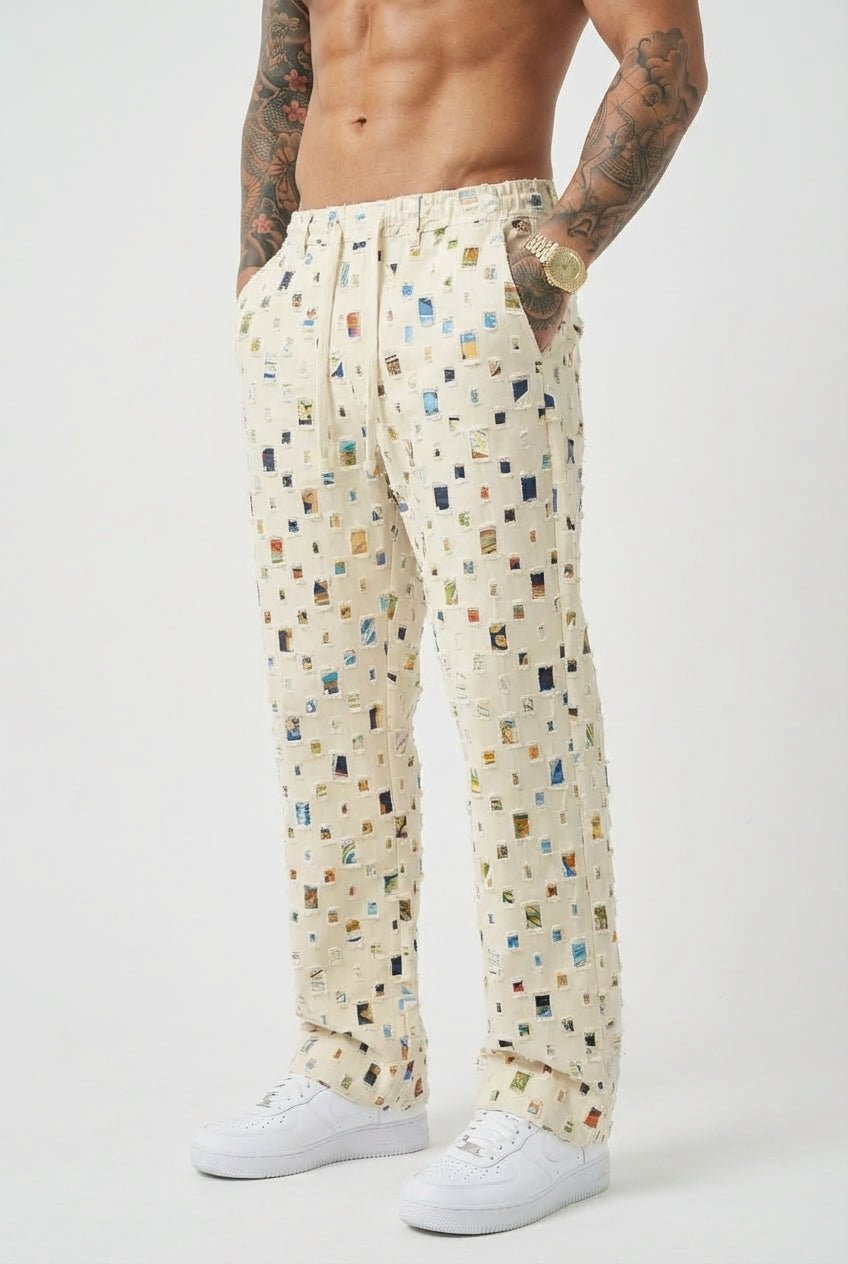 Mosaic Straight Fit Pants