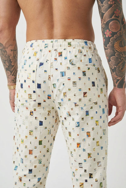 Mosaic Straight Fit Pants