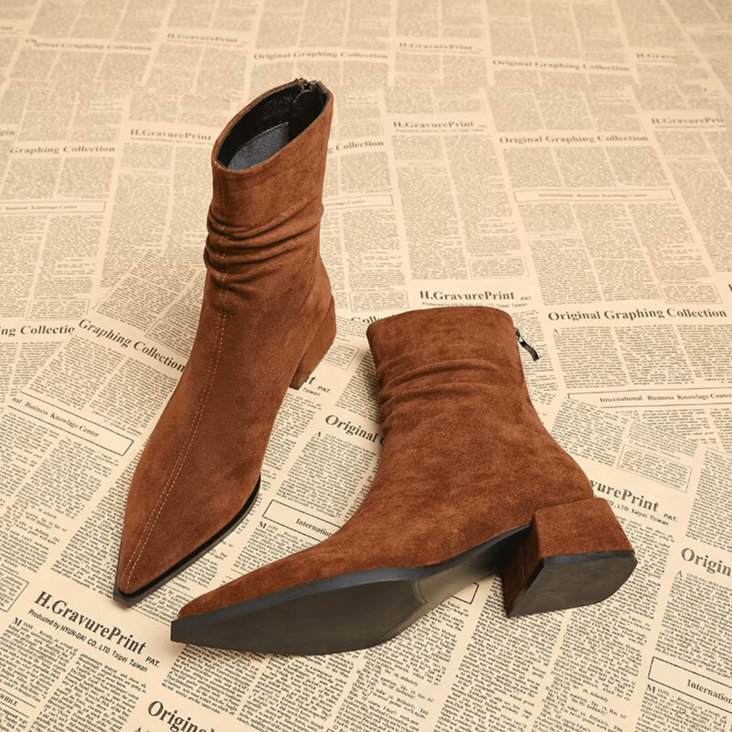 Wren Suede Ankle Boots